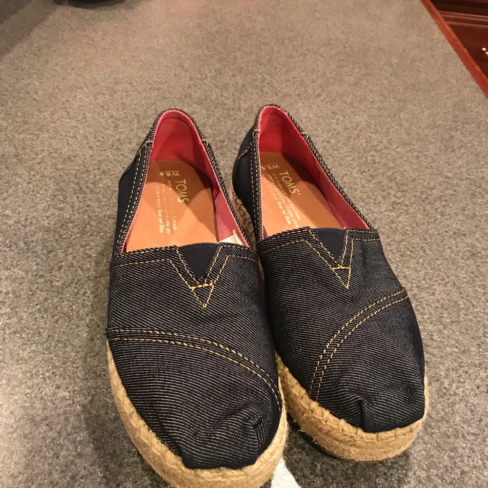 Tom’s Denim Espadrilles
